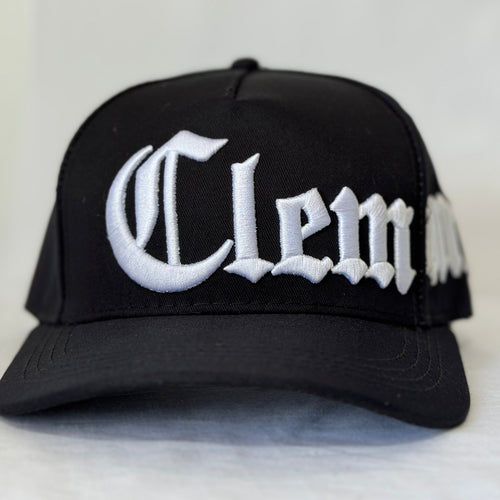 Clemont Negra con Letras Blancas